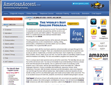 Tablet Screenshot of americanaccent.com